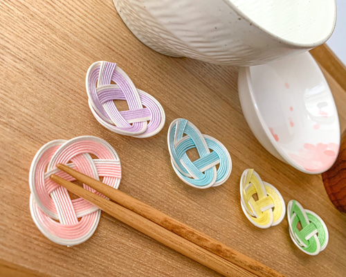 洗える水引箸置き『心』 箸・箸置き mari-na39 通販｜Creema(クリーマ 