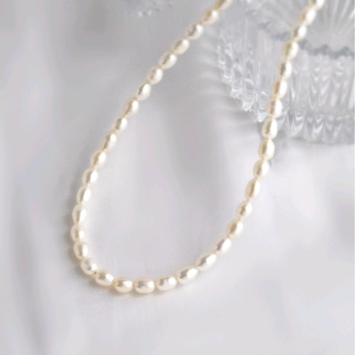 再販10超】短め38cm淡水パールネックレス(ホワイト)【ステンレス 再販10超】短め38cm淡水パールネックレス(ホワイト)【ステンレス