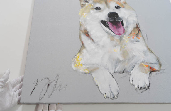 a dog / 柴犬のアート作品 2枚目の画像