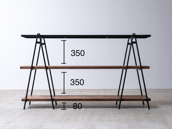 アイアンシェルフ（L）　アイアンラック　アイアン家具　塊根植物　植物棚 杉無垢材卓上収納棚【引き違い扉仕様】 YWU3163147740(24123円)