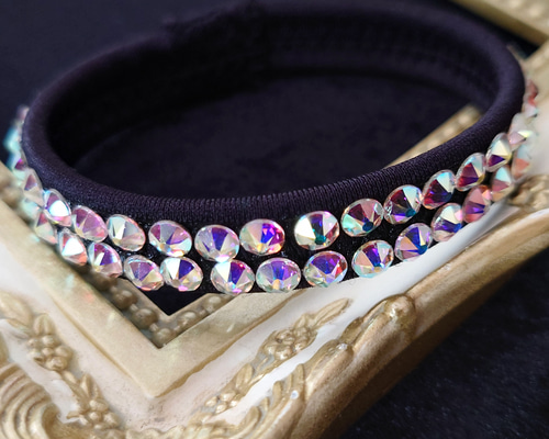 ブラック フラワー社交ダンスバングル fit=scale-down,w=1200