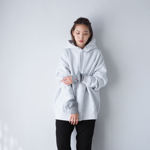 ビッグシルエット CBCフーディー アッシュ/パーカー パーカー