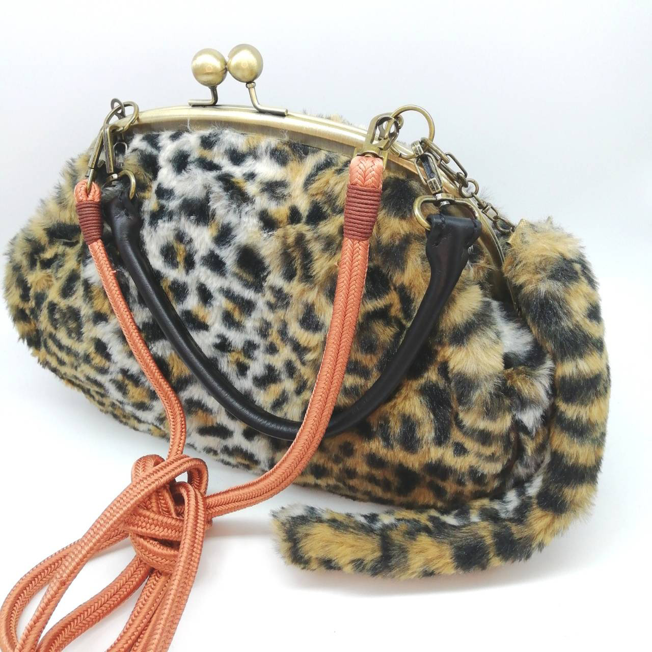 ひょうざぶろー　がま口ミニショルダー&ハンドバッグ　スマホショルダー