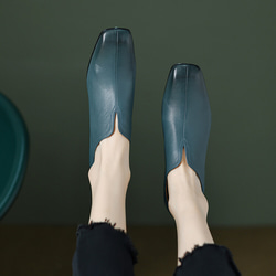 ★22秋冬新作★ 本革 シンプルなデザイン ヒールパンプス  レディース 3color　041w 14枚目の画像