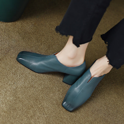 ★22秋冬新作★ 本革 シンプルなデザイン ヒールパンプス  レディース 3color　041w 12枚目の画像