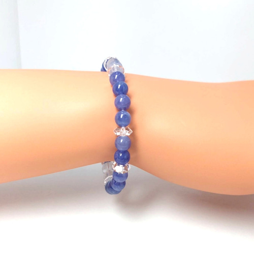 タンザナイト/デュモルチェライトインクォーツ/水晶 「変化を促す石  