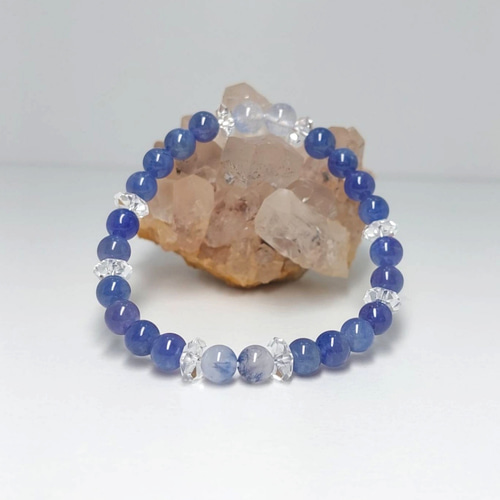 タンザナイト/デュモルチェライトインクォーツ/水晶 「変化を促す石  