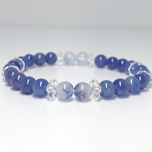 タンザナイト/デュモルチェライトインクォーツ/水晶 「変化を促す石  