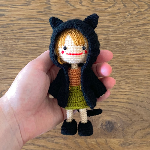 ❤︎編みぐるみ ハロウィンの女の子❤︎ - ぬいぐるみ/人形