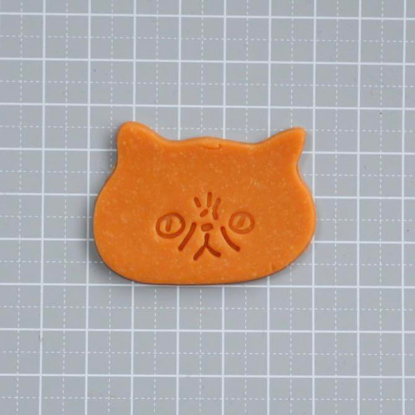 ★ミニサイズ★　ちび猫２つセット【お顔　小】3dプリンタークッキー型 7枚目の画像