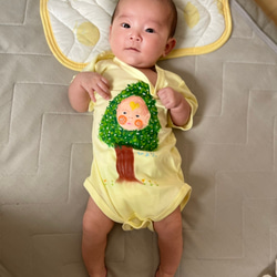 似顔絵ベビー服 1枚目の画像
