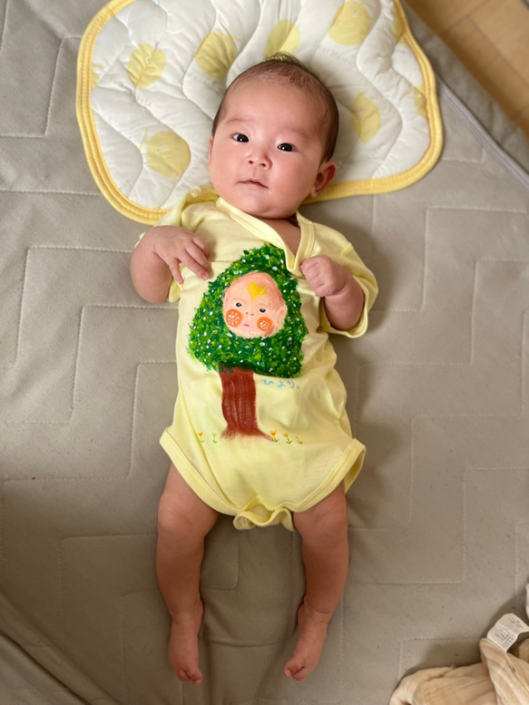 似顔絵ベビー服 1枚目の画像