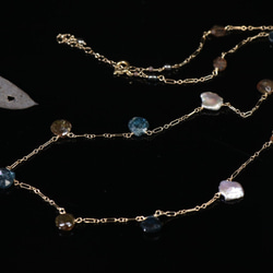 モスカイヤナイトとアンダルサイトのネックレス 6枚目の画像