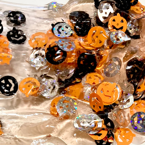 ハンドメイド スライム ハロウィンパーティー おもちゃ・人形 ORANGE