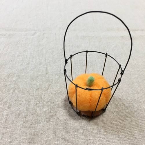 受注製作】選べる小さなかぼちゃ・羊毛フェルト その他インテリア雑貨