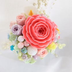 石鹸のバラと花の飾り～ソープカービング/石鹸彫刻 3枚目の画像