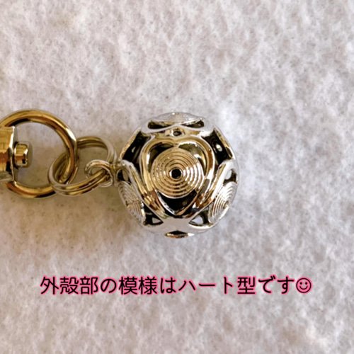 選べる2色 楠玉鈴 キーホルダー キーリング 🦮ストラップと