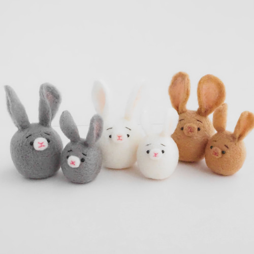 【干支飾り】卯(うさぎ)/白色 津軽びいどろ うさぎ ミニ オーナメント 限定生産 癸卯 卯 白