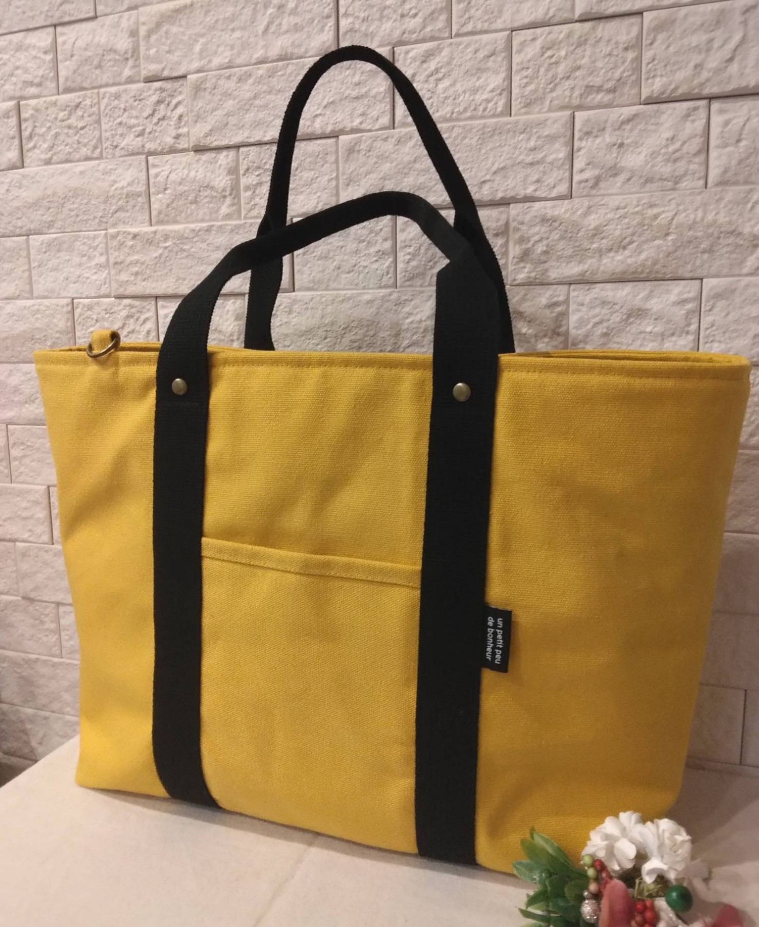 【送料込】A4サイズ 11号帆布トートバッグ