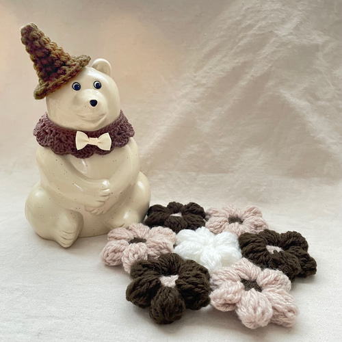 再販5♡【ブラウン・ハロウィン3点セット】しろくま貯金箱 小物