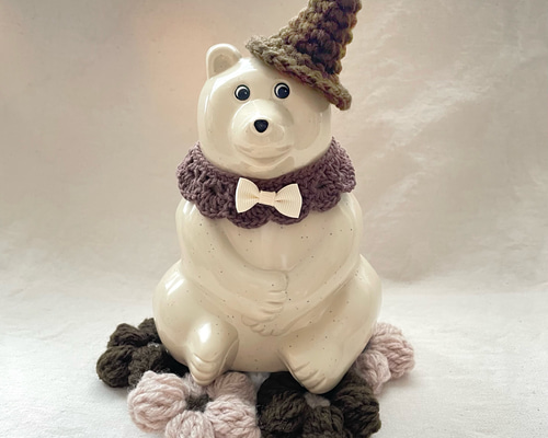 しろくま貯金箱&ガチャしろくま　まるいお花 6点セット 386ff2823c5b79eb8ca115e86b881e