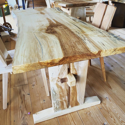 栃一枚板テーブル オーダーメイド ダイニングテーブル 一枚板テーブル