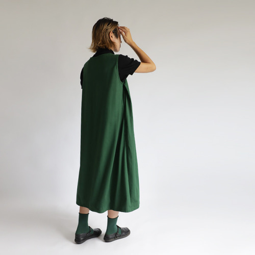 ラスト１セット 4t110cm ワンピース　tシャツ生地着心地抜群　3点セット 吊り編みスラブTシャツ/カーキ/和歌山県産 ニット編生地