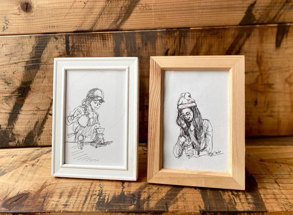 絵　絵画　ボールペン画　絵画　プレゼント　パーティー　プレゼント 楽天市場】絵画 幸せアート「咲きつづく日々」□ミニ□ 絵