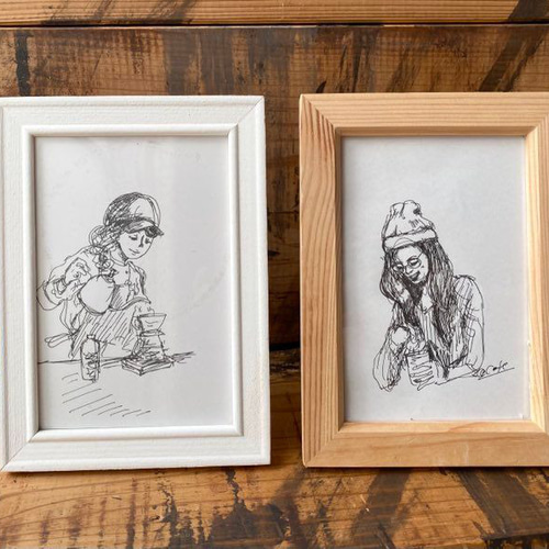 Creema限定 超早割価格】ボールペンで描く、似顔絵イラスト！誕生日や