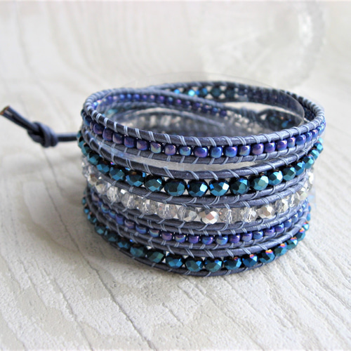 ✿天然美品【厳選SA】極上ラリマー〘カリブ海の宝石〙6.5mmブレスレット