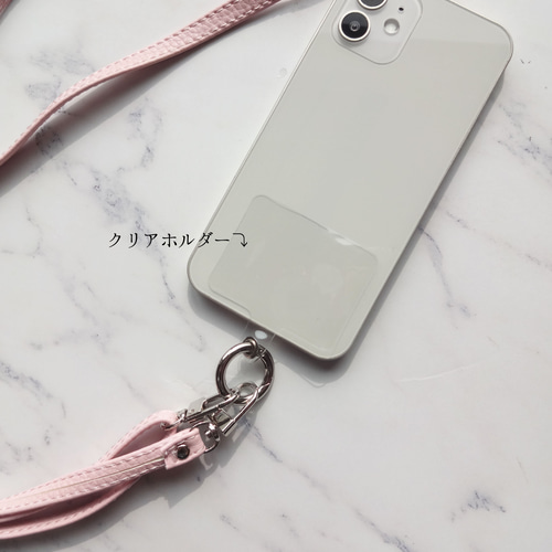 ショルダーストラップ付き ベルト＆リング スマホケース iphoneケース