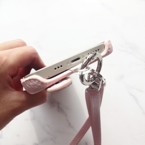 ショルダーストラップ付き ベルト＆リング スマホケース iphoneケース