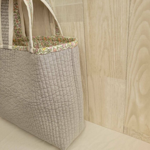 ハンドメイド】ヌビ×リバティバッグ トートバッグ マザーズバッグ