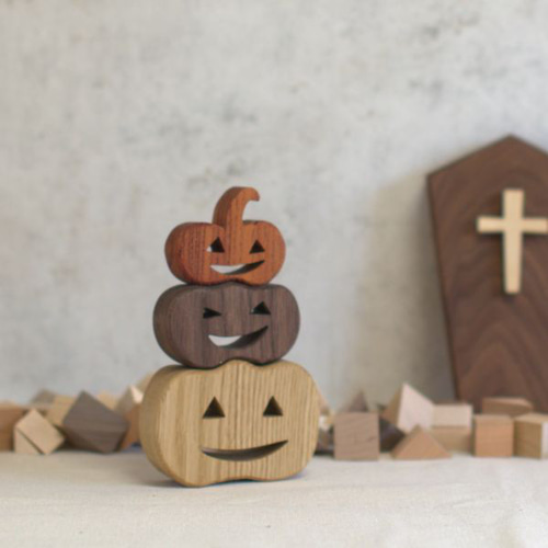 ハロウィン オブジェ かぼちゃ3段 ハロウィン飾り ゴースト