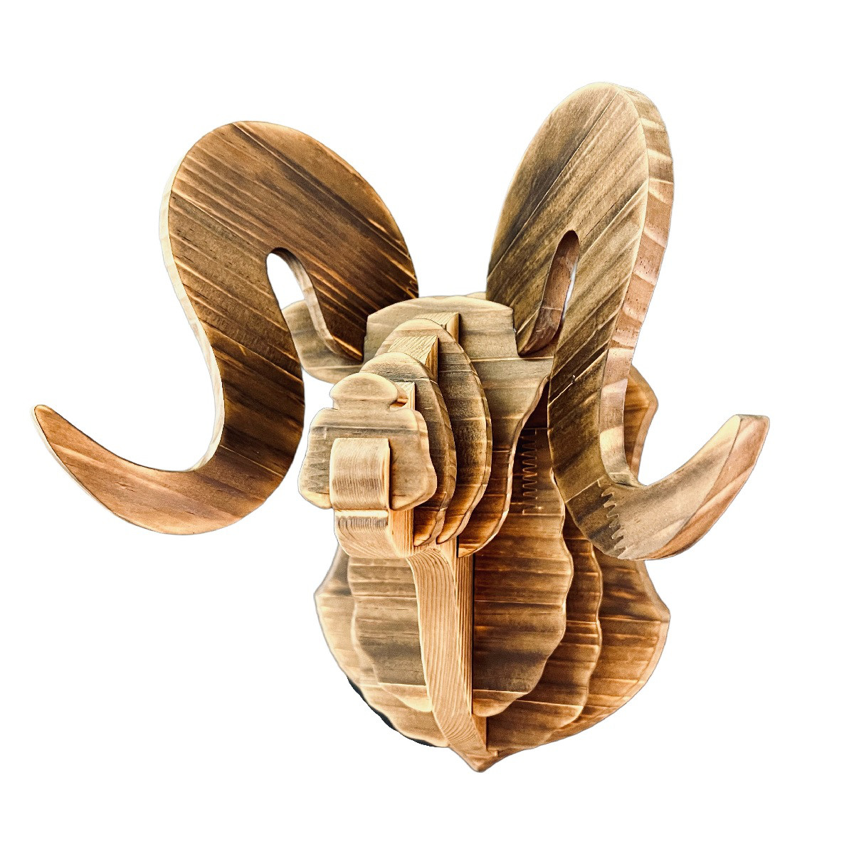 Hunting trophy MI-MI-MOKO(ミーミーモコ) 木製ハンティングトロフィー 羊 壁掛けインテリア