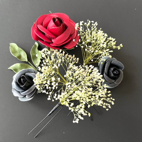 洋風薔薇ハンドメイド　写真を追加しました 洋風薔薇ハンドメイド写真を追加しました