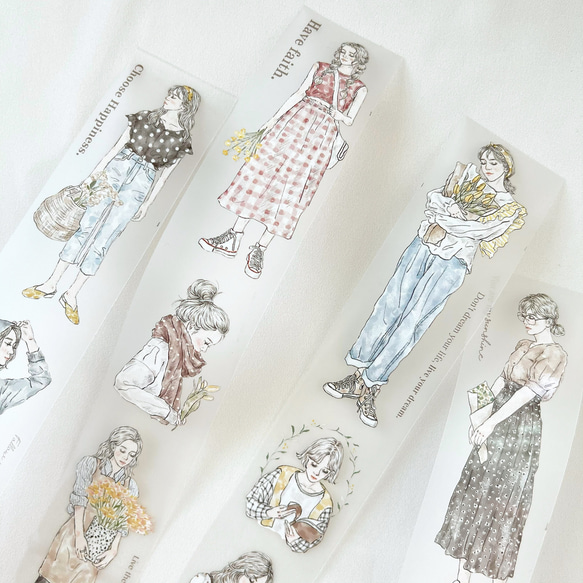 台湾作家花邊pionマステPETマスキングテープ