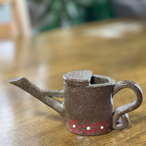 小さな可愛い注げる陶製ジョウロ その他インテリア雑貨 やよい窯 通販