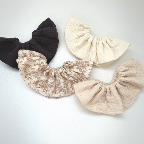 ruffled collar bib 】ビブ スタイ フリルスタイ つけ襟