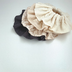 フリルスタイ詳細⸌◦̈⃝⸍ FRIL：コットンリネンとナチュラルフリルスタイ | DAKKO DOG GOODS