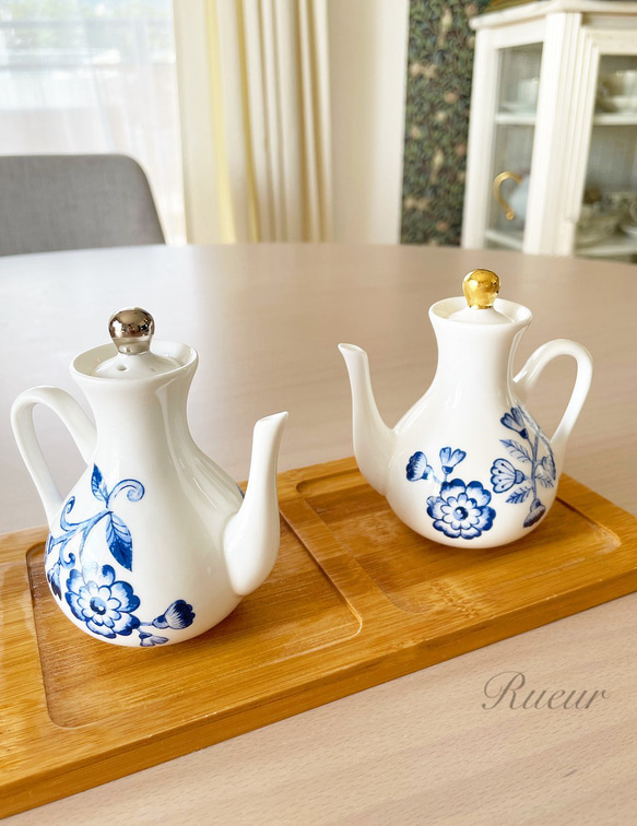 正統派シノワズリ柄 醤油さし（単品） 醤油差し Rueur 通販｜Creema  