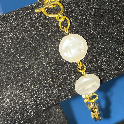 ハンドメイド ゴールドチェーンブレスレット ③ ブレスレット tadarie