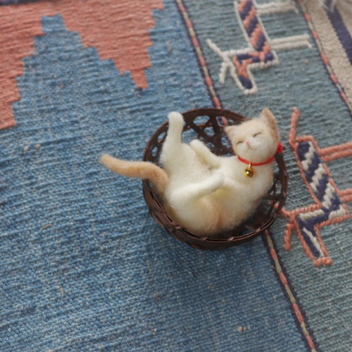 こむぎちゃん様猫羊毛フェルト