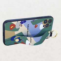 【カクレ文鳥】ジャングル  ベルト付きTPUソフトケース  iphone android ほぼ全機種対応 3枚目の画像