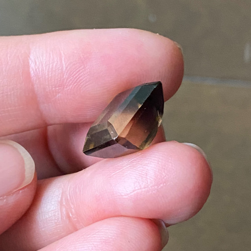 レア♢ナチュラルバイカラー・ スモーキーレモンクォーツ レモン