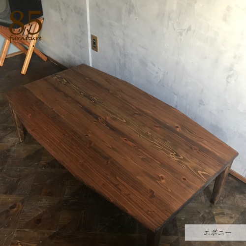 ニコこたつ】120×70cm/130×70cm 癒されるちゃぶ台 ローテーブル 無垢材