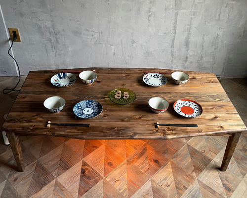 ニコこたつ】120×70cm/130×70cm 癒されるちゃぶ台 ローテーブル 無垢材