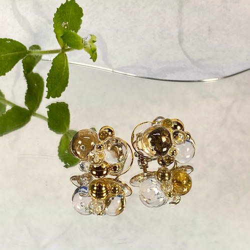 SIRISIRI Bubble ピアス　クリア CLASSIC-Earrings-SPHERE-