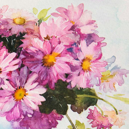 錦秋-2】水彩原画 一点物 額縁付き 豪華プレゼント付き 絵画 jacc_net