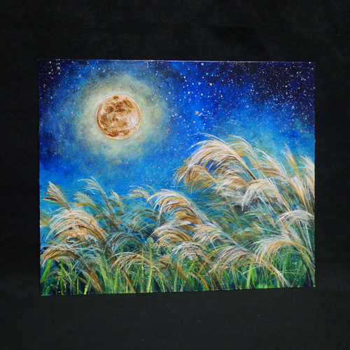 油絵 絵画 【十五夜】 油絵 油彩 油彩画 絵 絵画 【十五夜】 絵画 HR 通販 14565721